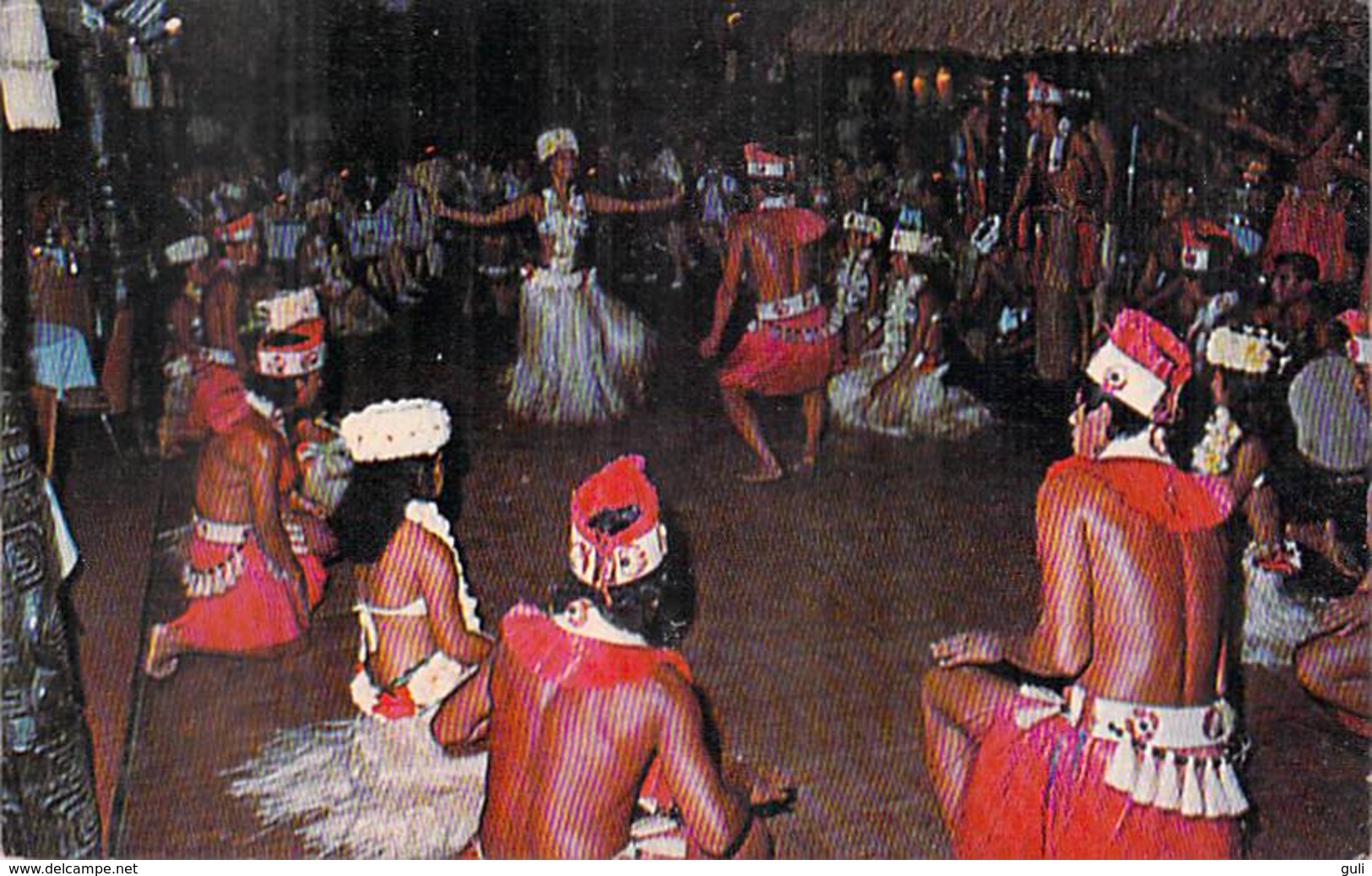 Polynésie Française Danse à L'Hôtel TAAONE Tahitian  Dance (B)  ( Photo Sounam Papeete Tahiti  C24130) BV *PRIX FIXE - Polynésie Française