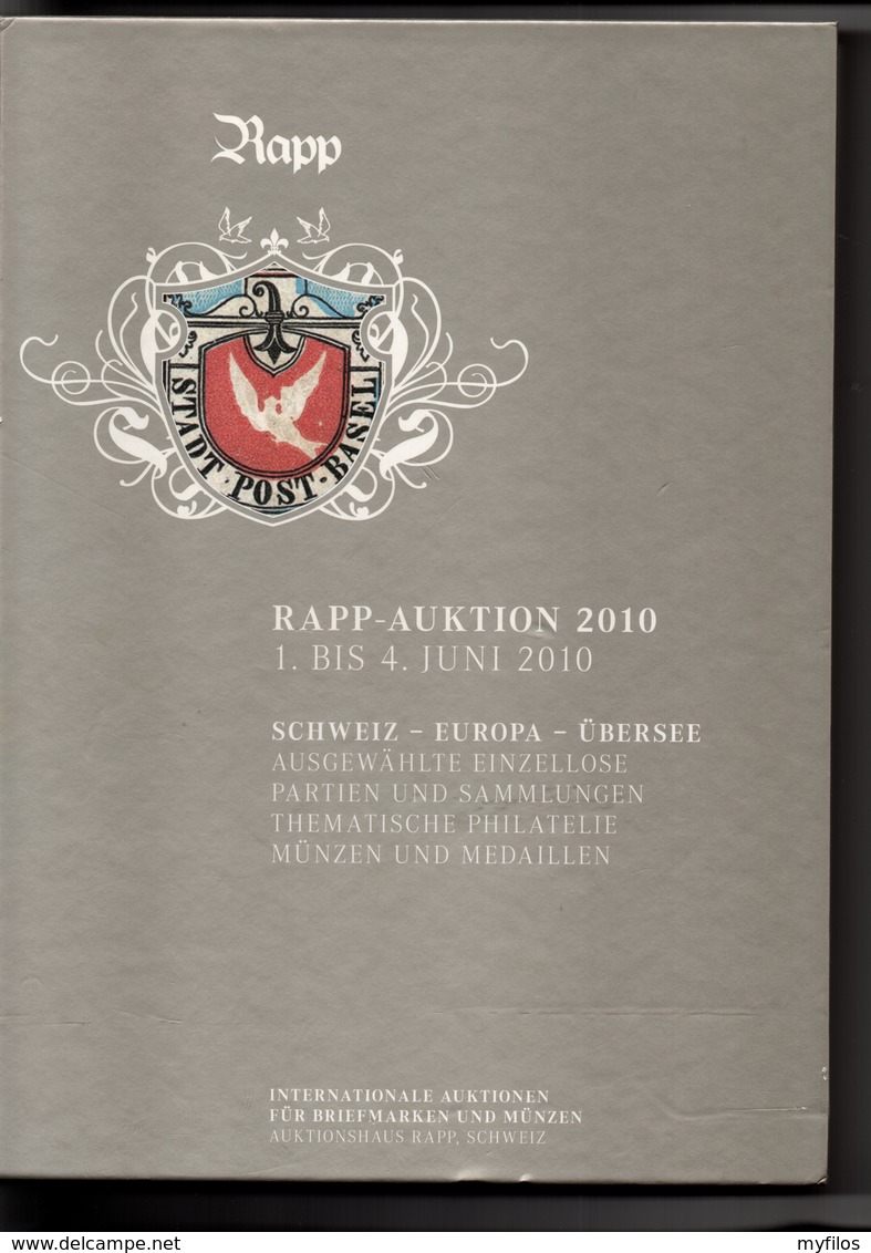 2010 RAPP-AUKTION CATALOGO DI VENDITA (585 PAGINE) - Kataloge