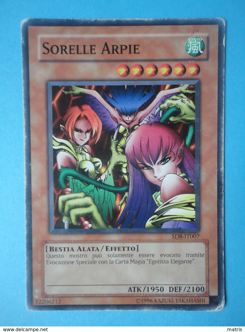 Sorelle Arpie - Serie STRUCTURE DECK SIGNORE DELLA TEMPESTA - 2006 - SD8 IT007 - Yu-Gi-Oh