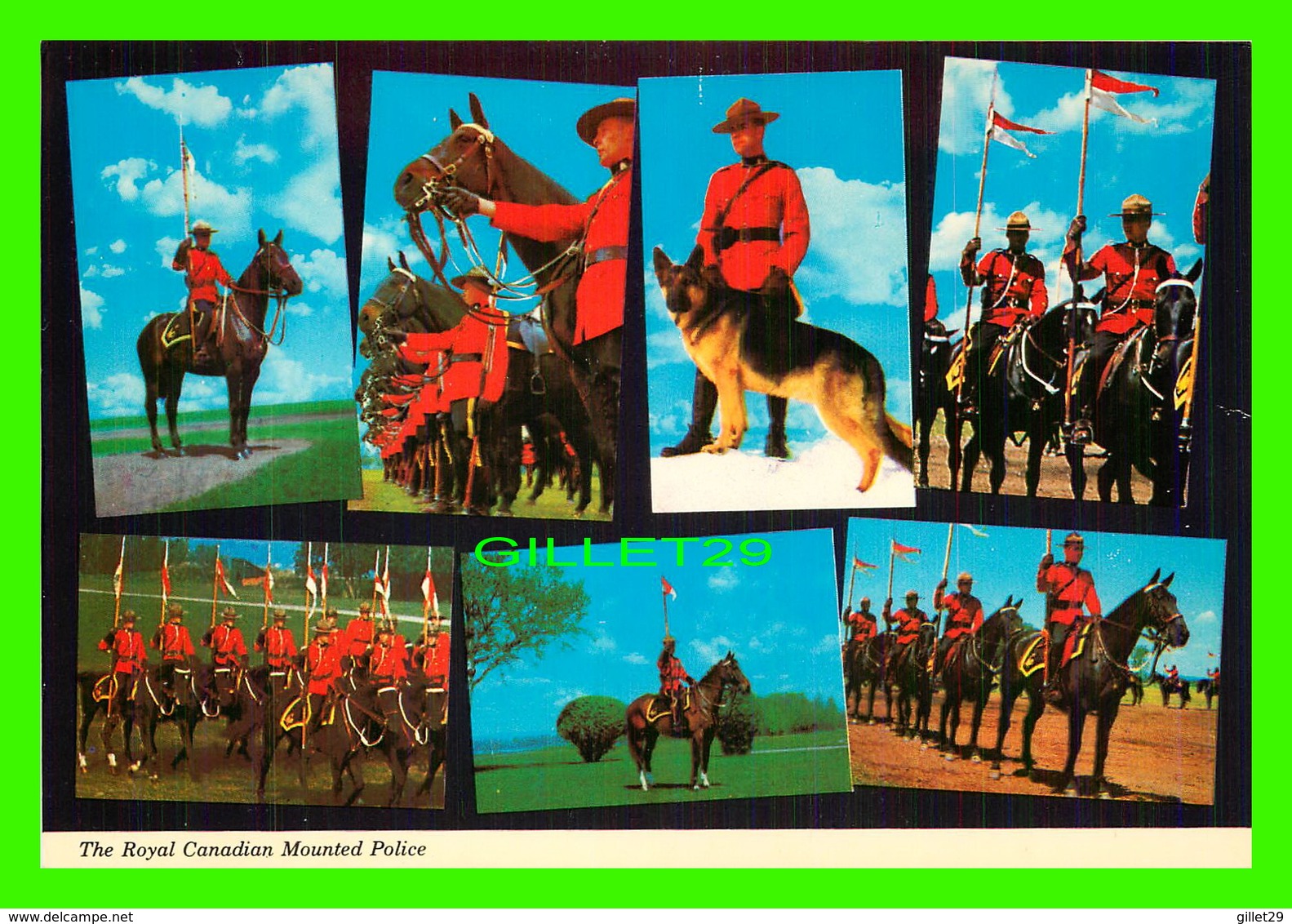 POLICE- GENDARMERIE - CREATED THE MOUNTED RIFFLES, 1873 - ROYAL CANADIAN MOUNTED POLICE - 7 MULTIVUES - - Police - Gendarmerie