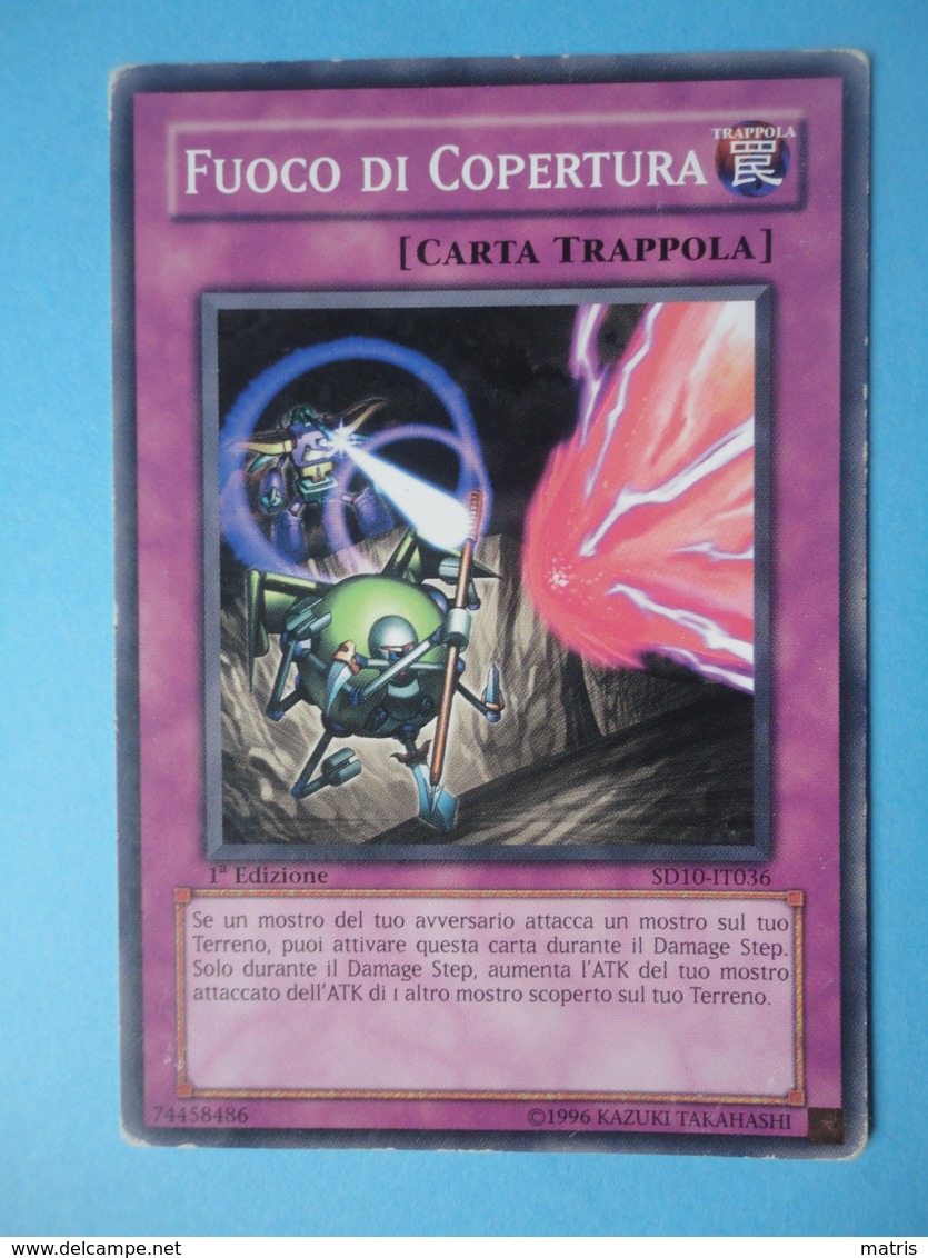 Fuoco Di Copertura - Serie STRUCTURE DECK RIVOLTA DELLE MACCHINE - 2007 - SD10 IT036 - Yu-Gi-Oh