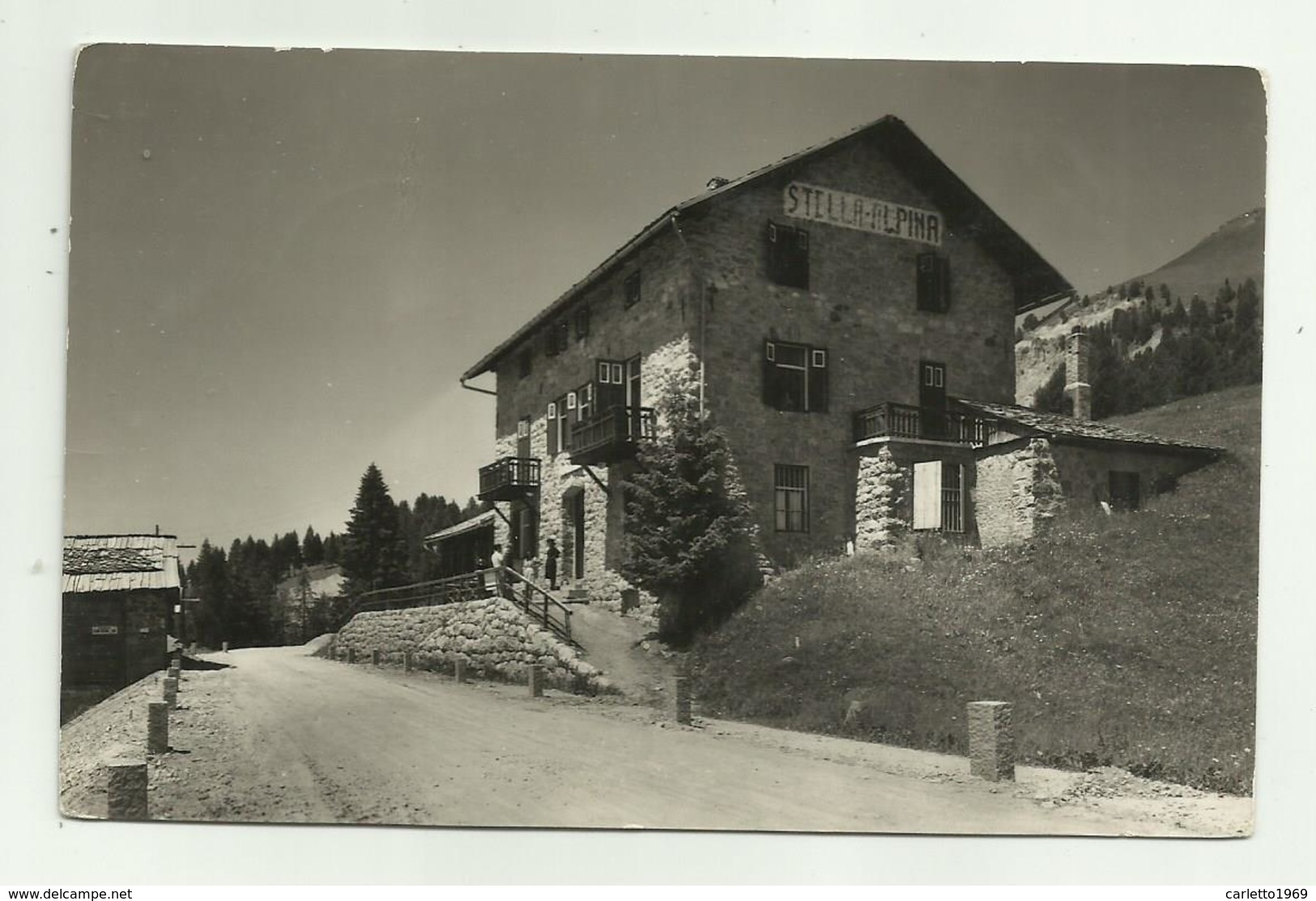 PASSO CAREZZA - ALBERGO STELLA ALPINA  VIAGGIATA FP - Bolzano