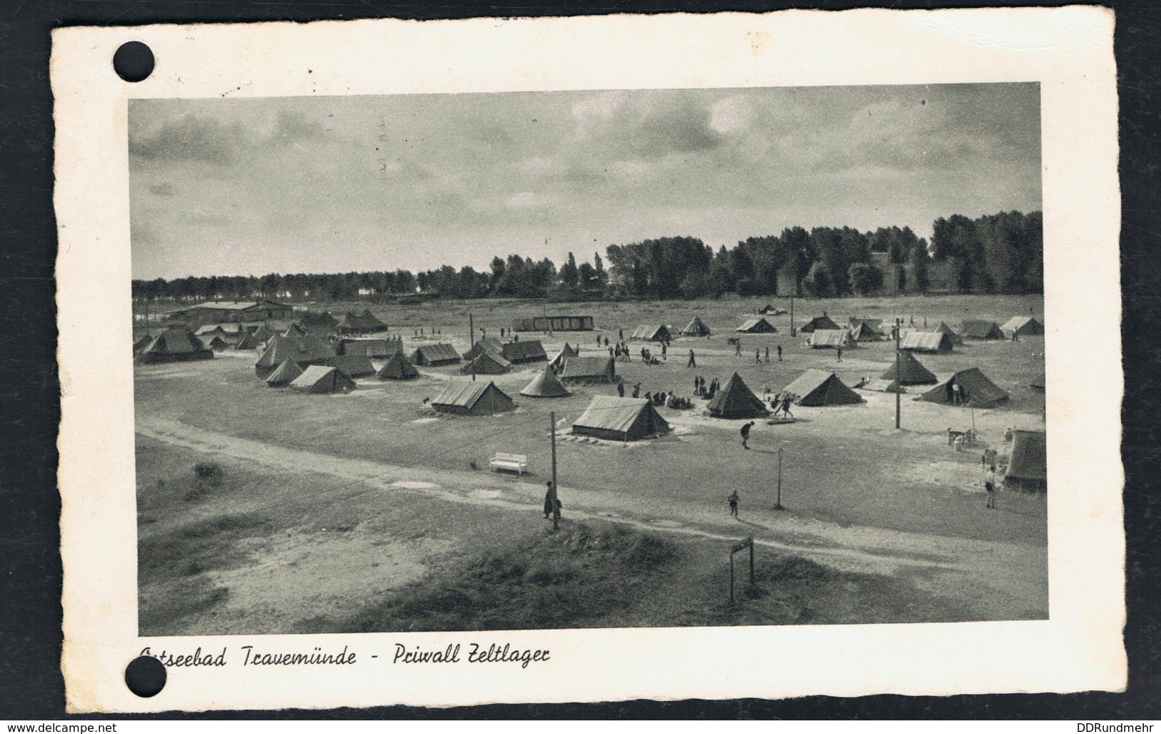 1956 14. Ostseebad Travemünde Zeltlager Priwall Siehe Scan - Luebeck-Travemuende