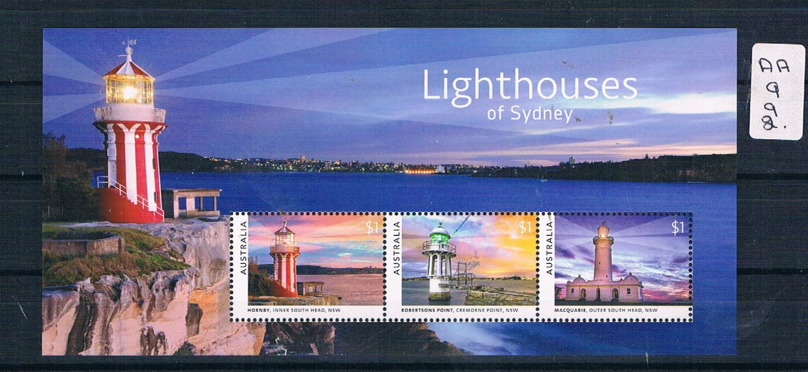 Australia 2018 Light House's 3val M/ Sheet Muh  AA992 - Nuovi