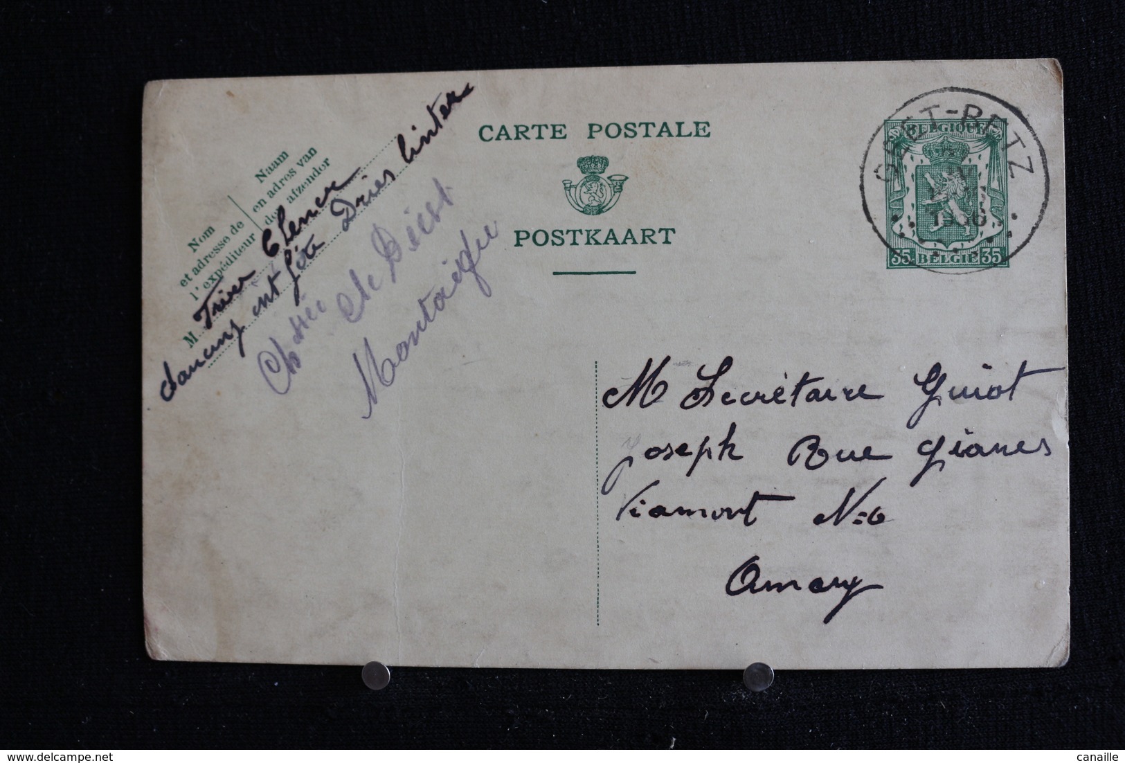 L-143 / Belgique, La Carte Postal A Circulé De  Geetbets ( Geet-Betz ) A Amay ( Liège ) En 1906  .- - Geetbets
