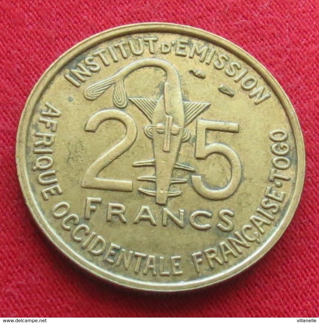 French West Africa Togo 25 Francs 1957 KM# 9 Togo Africa Afrika Afrique - Autres – Afrique