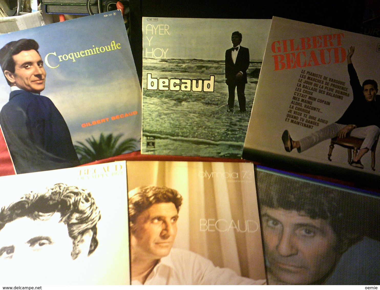 GILBERT BECAUD  ° COLLECTION DE 17  / 33 TOURS - Collections Complètes