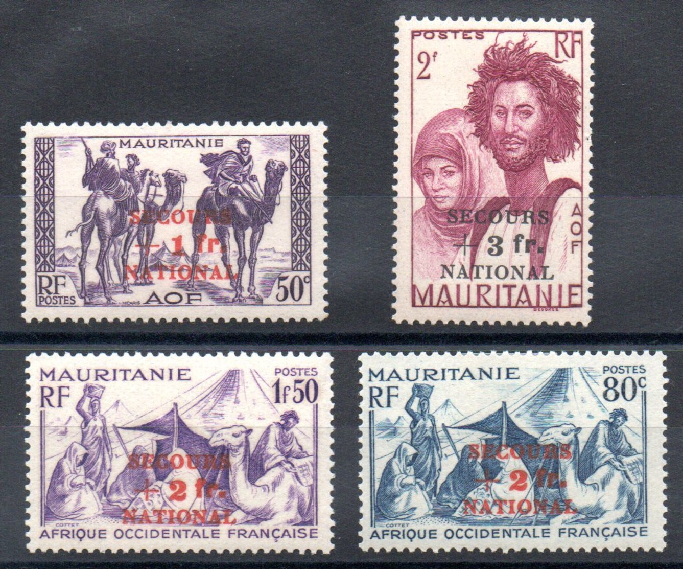 MAURITANIE - YT N° 119 à 122 -  Neufs * - MH - Cote: 40,00 € - Unused Stamps