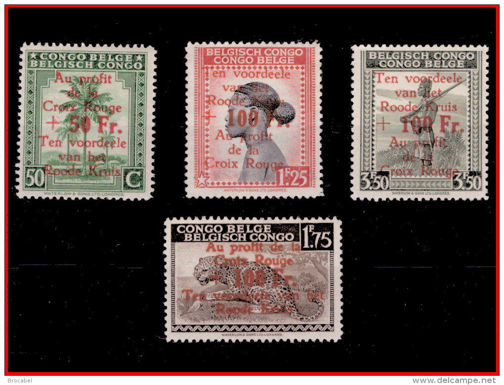 Congo 0270/73** Croix Rouge  MNH - Neufs