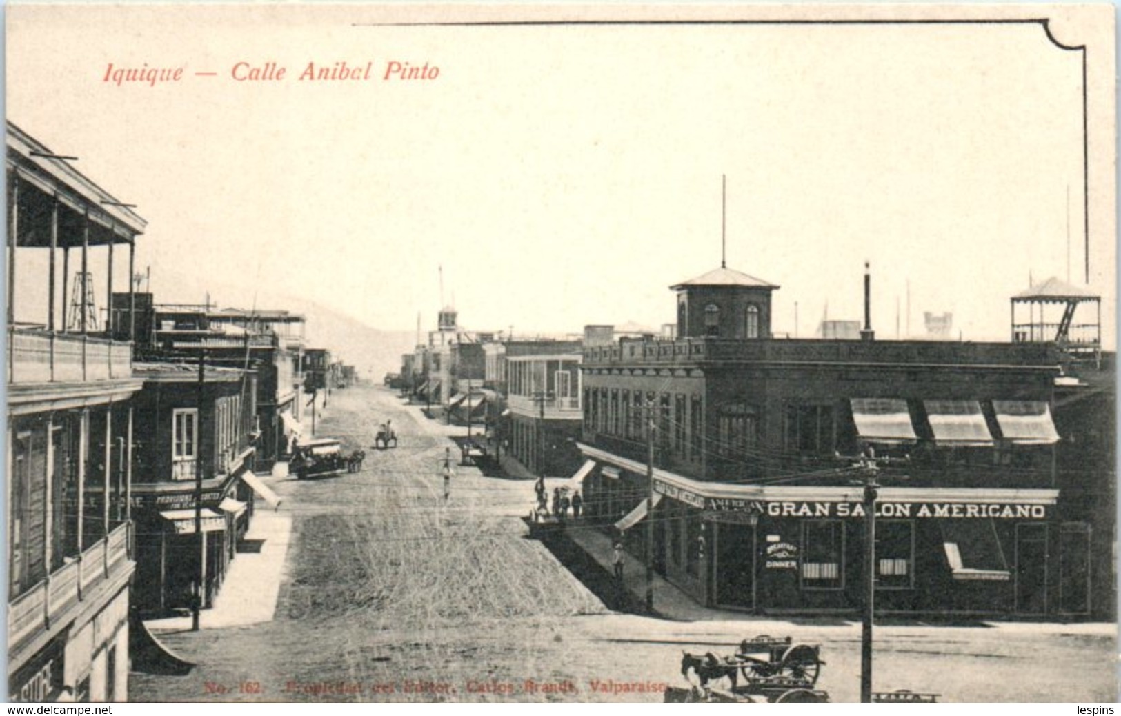 AMERIQUE - CHILIE -- Iquique - Calle Anibal Pinto - Cile