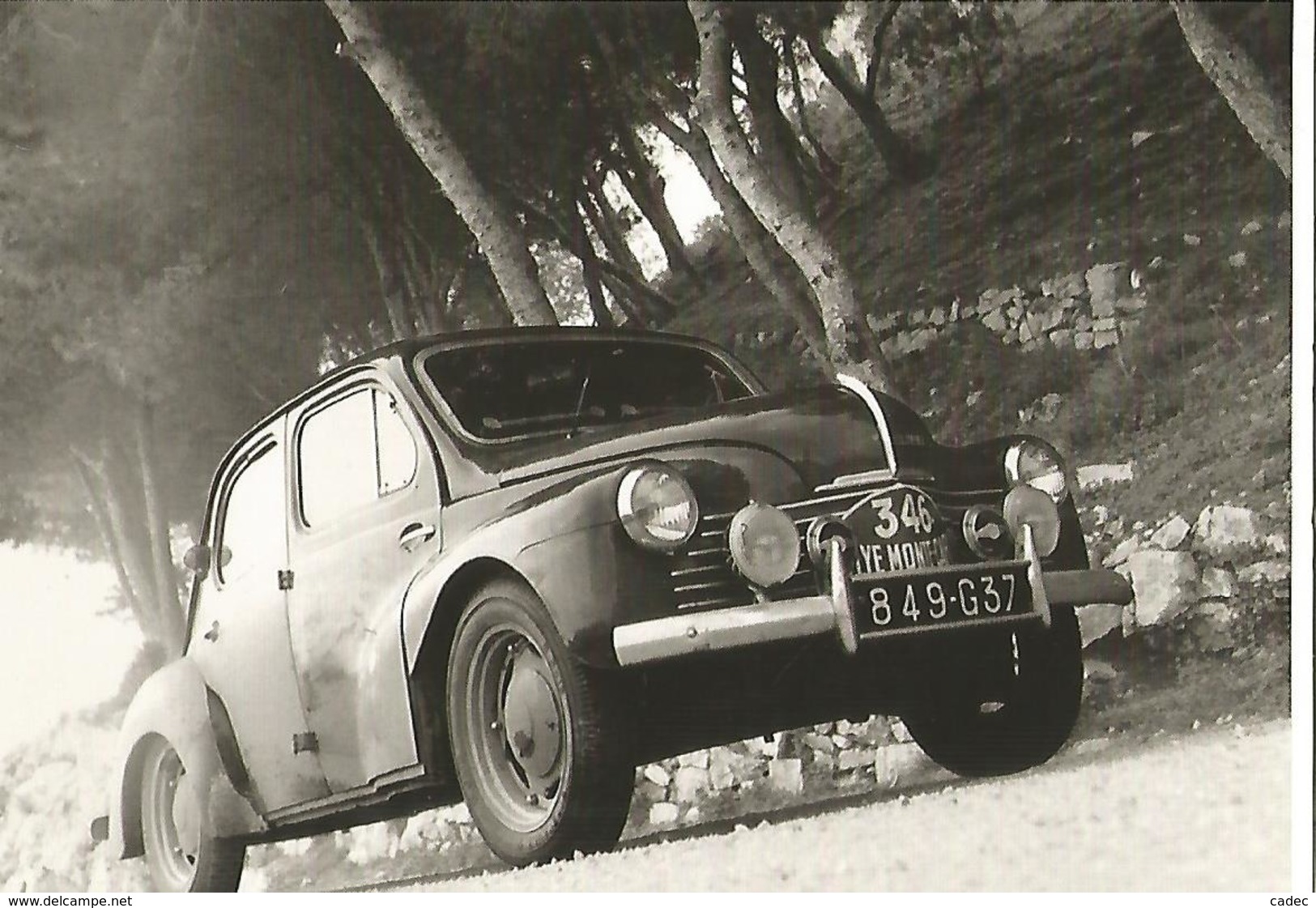 Rallye De Monte Carlo 4cv 1951 - Rallyes