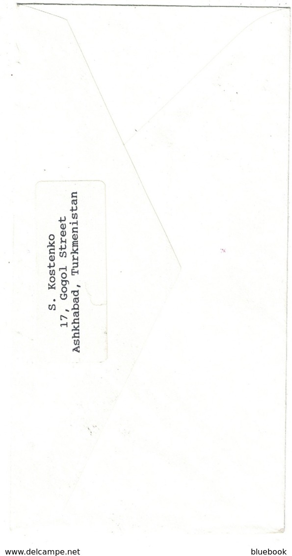 Ref 1253 - 1992 Airmail Cover - Turkmenistan To London UK - Turkménistan