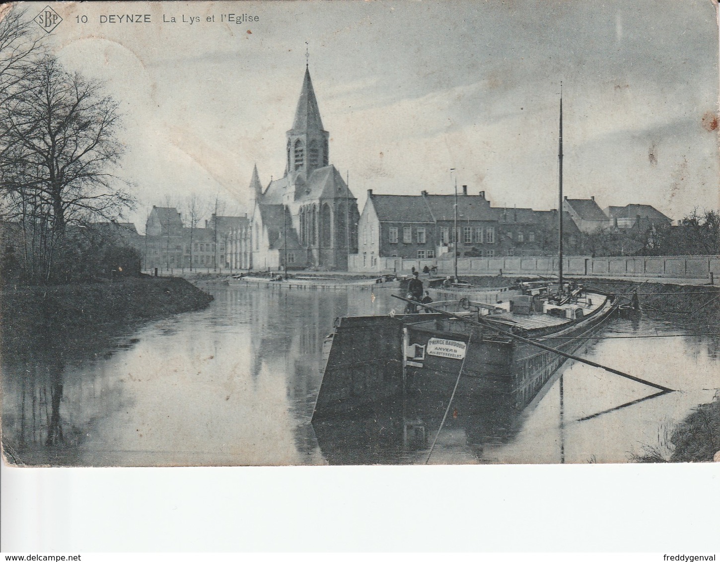 DEINZE LA LYS ET L'EGLISE - Deinze