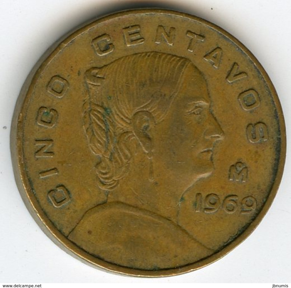 Mexique Mexico 5 Centavos 1969 KM 426 - Mexique