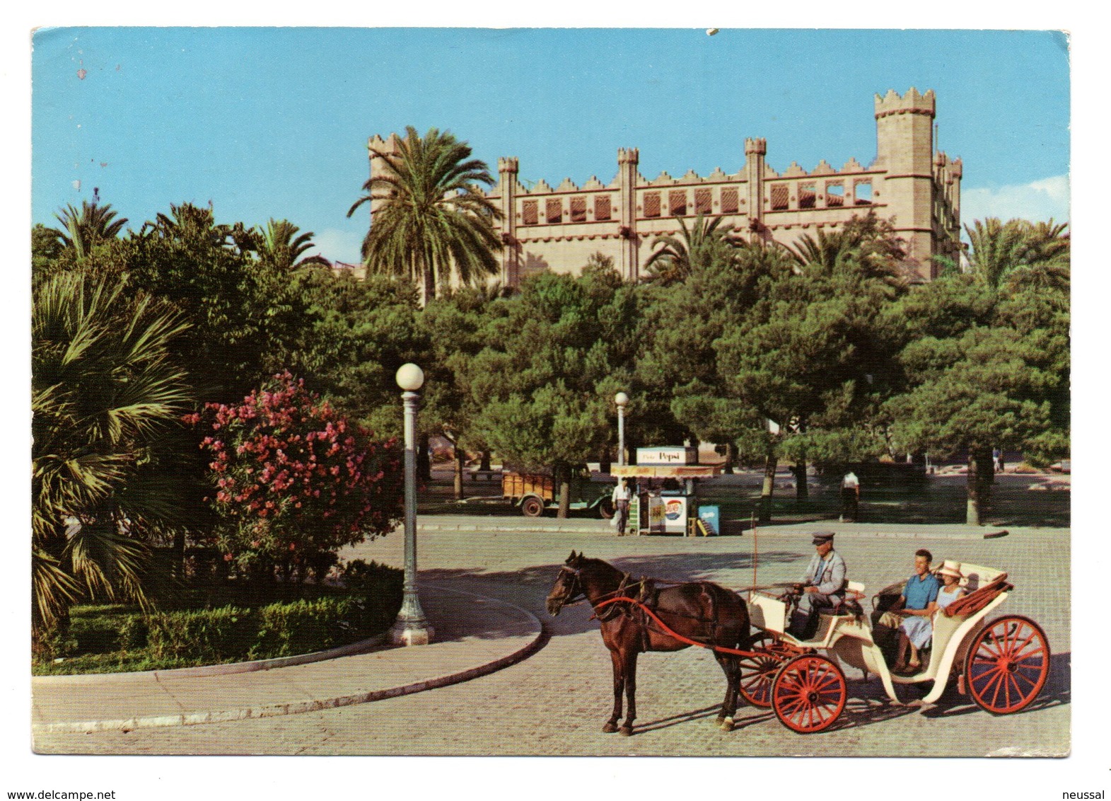 Tarjeta Postal Con Matasellos  Palma De Mallorca. - Cartas & Documentos