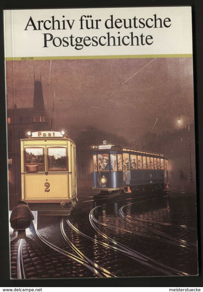 Archiv Für Deutsche Postgeschichte - Heft 2/88 - Gebraucht - Filatelia E Historia De Correos