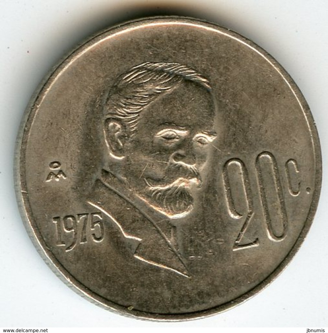 Mexique Mexico 20 Centavos 1976 KM 442 - Mexique