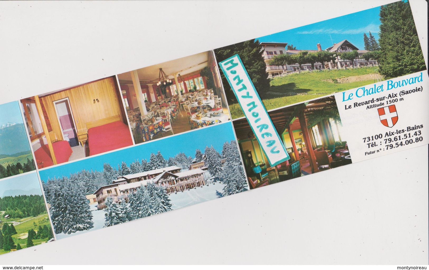 Vieux  Papier :  Brochure :  Aix Les Bains , Le  Chalet  Bouvard , Le  Revard  Sur  Aix - Non Classés