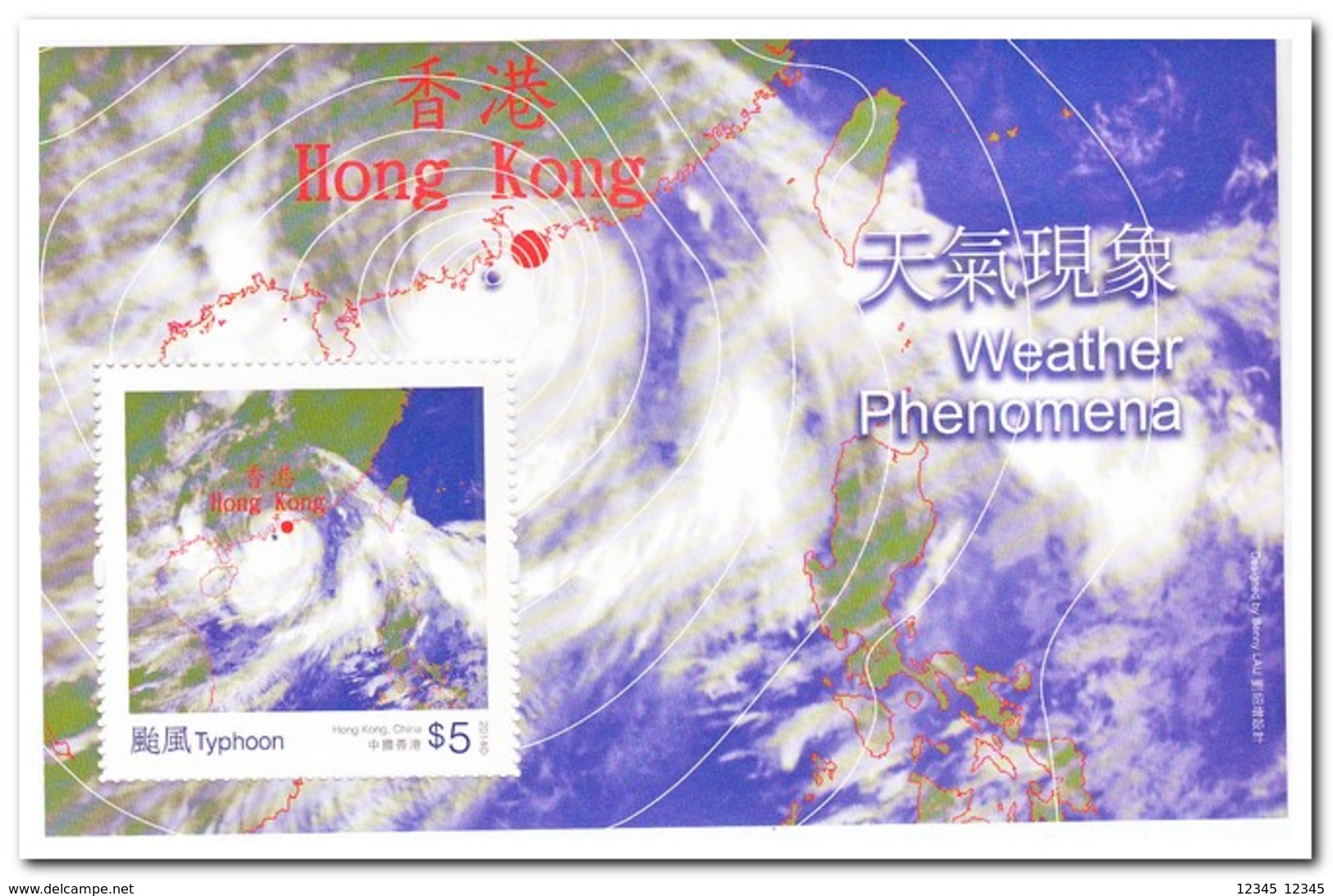 Hongkong 2014, Postfris MNH, Weather Phenomena - Ongebruikt