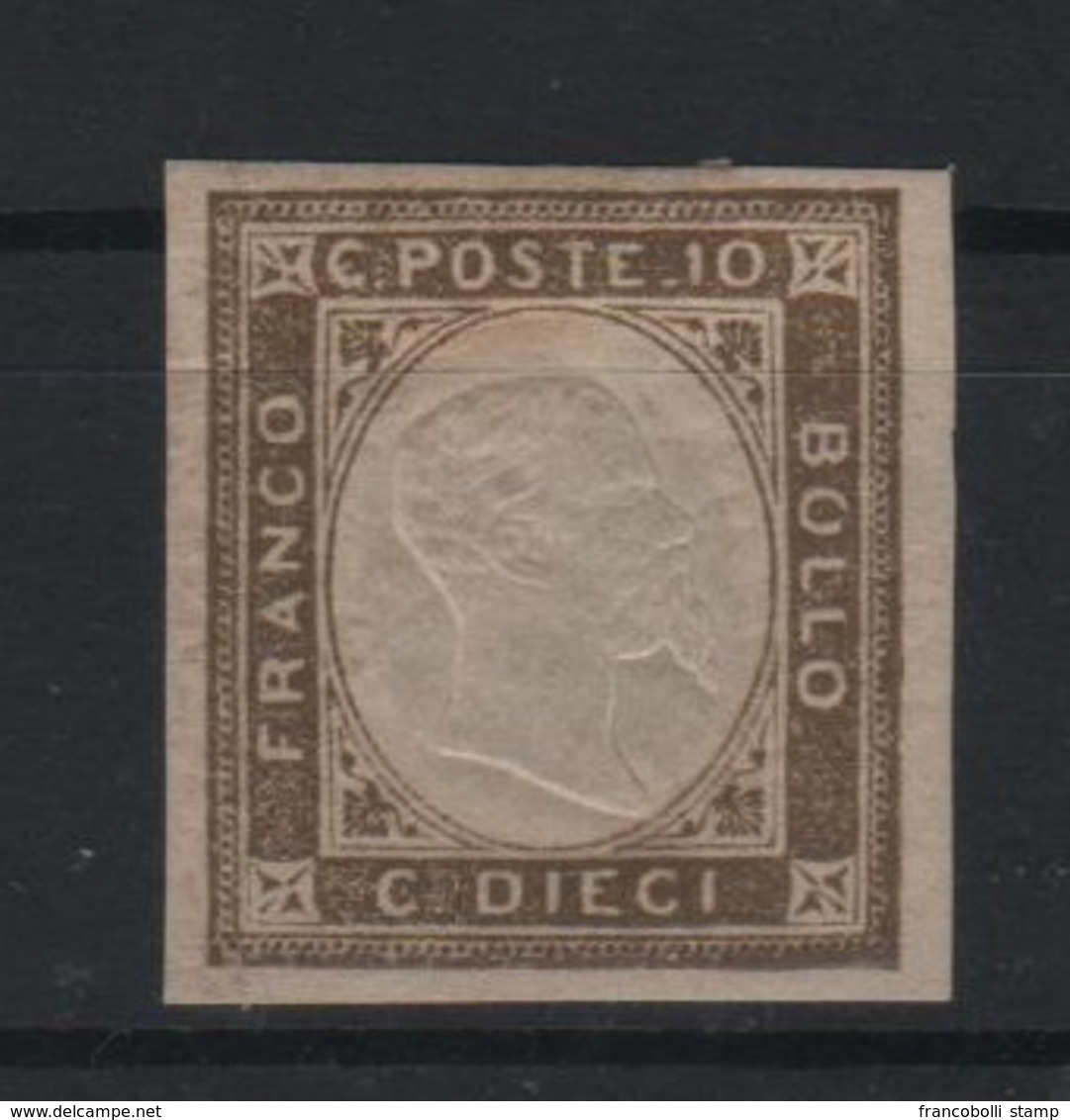 1861 Province Napoletane 10 C. MLH Non Emessi - Napoli