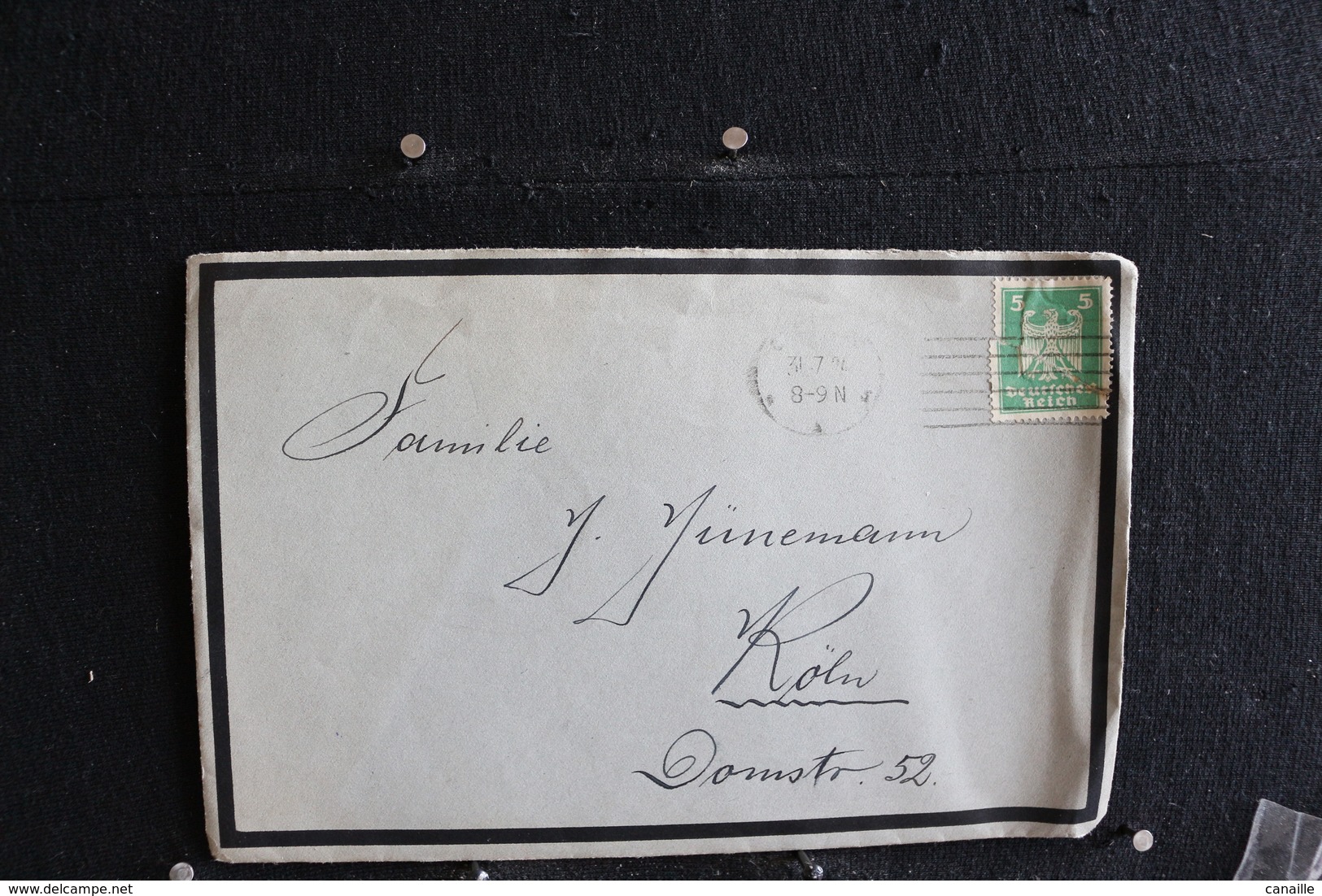 Tu-35 / Marcophilie (Lettres) - Enveloppe, Lettre Envoie De Köln En 1904 Ver Köln - Allemagne  .- - Doorgangstempels