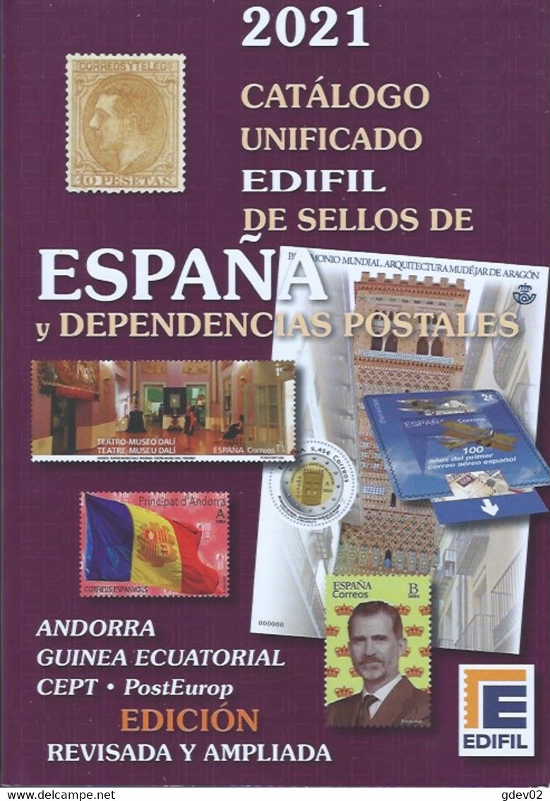 ESLI-L4217TOL.España Spain Espagne LIBRO CATALOGO DE SELLOS EDIFIL 2021.¡¡¡¡¡¡¡¡¡¡¡¡NOVEDAD! !!!!!!!!!! - Espagne