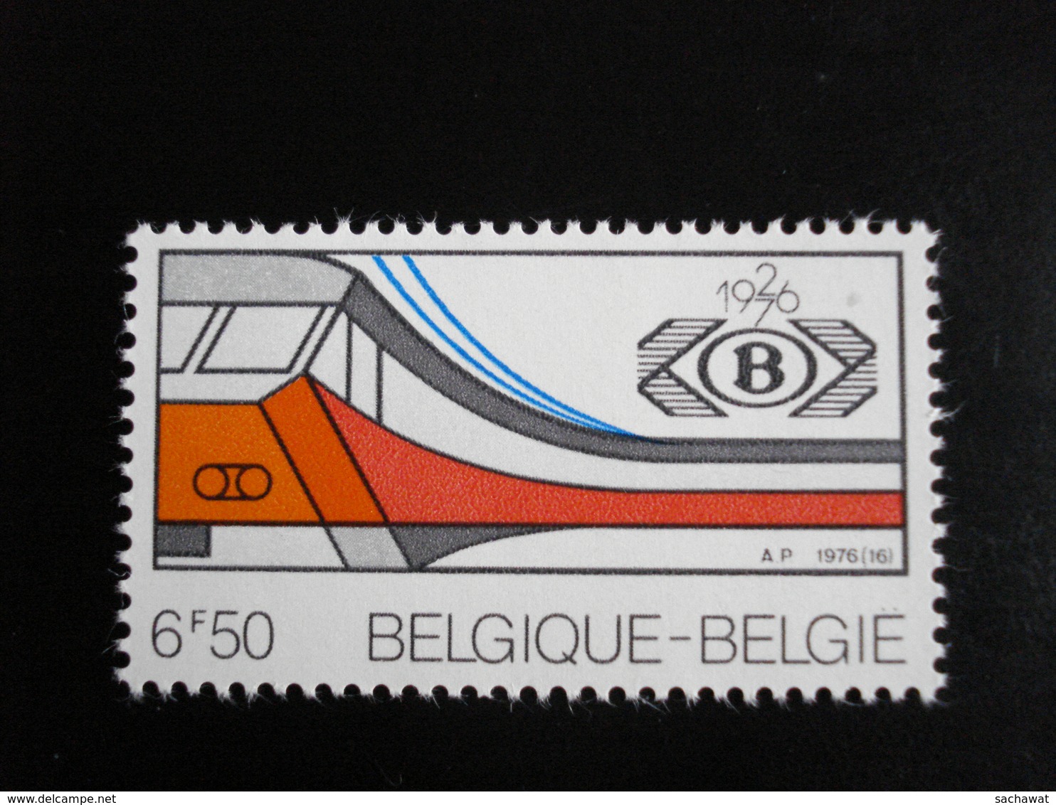 Belgique - Année 1976 - 50° Anniv. De La SNCB - Y.T. 1819 - Neuf (**) Mint (MNH) Postfrisch (**) - Unused Stamps