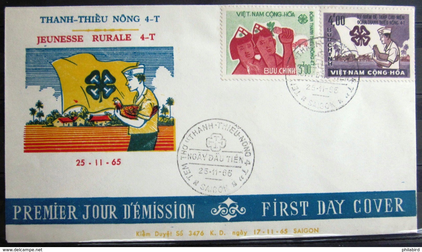 VIET-NAM Du SUD                  1° JOUR                    273/274           23/11/1965 - Vietnam