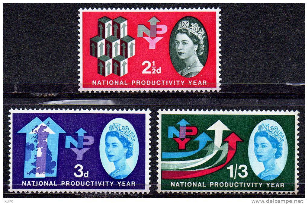 GREAT BRITAIN 1962 National Productivity Year (phosphor) - Unused Stamps