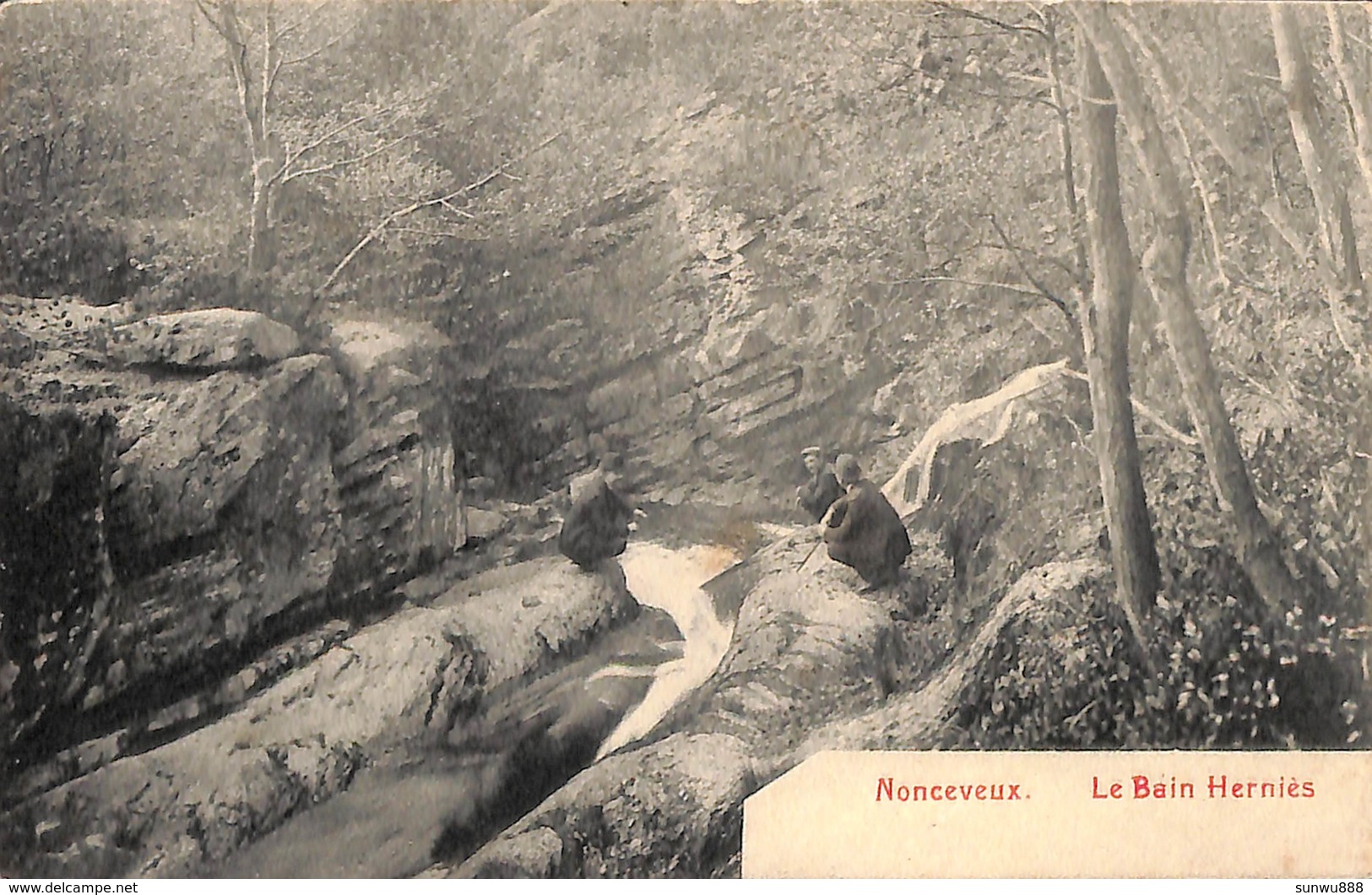 Nonceveux - Le Bain Herniès (animée, 1908) - Aywaille