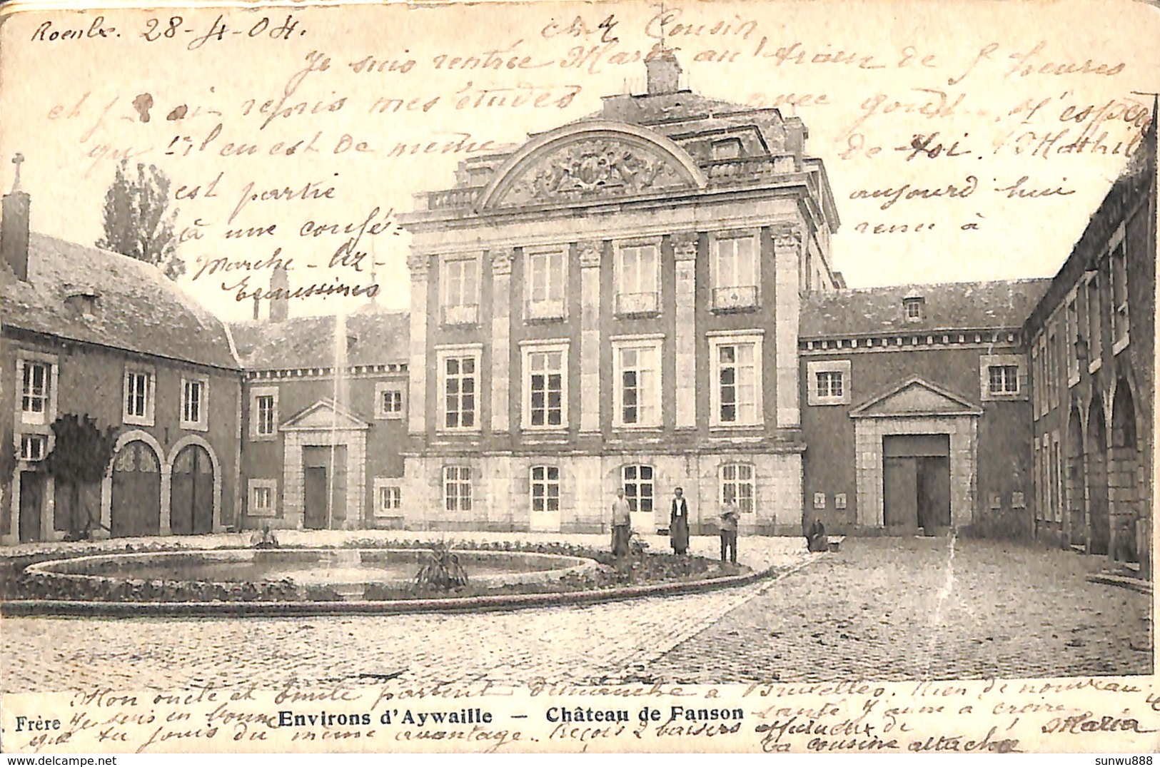 Aywaille (environs D') - Château De Fanson (animée, 1904) - Aywaille