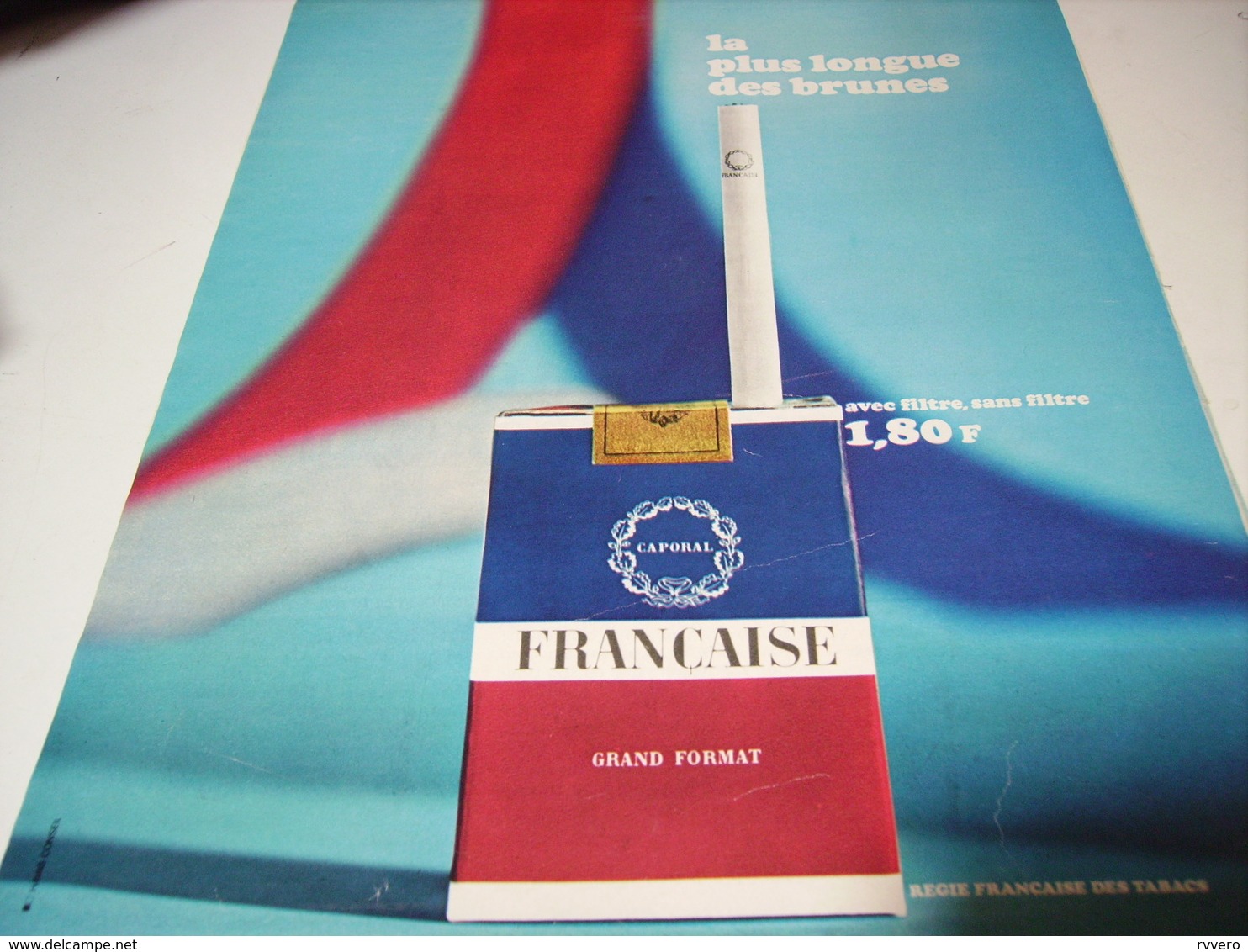 ANCIENNE PUBLICITE UNE JOURNEE CIGARETTE FRANCAISE 1967 - Autres & Non Classés