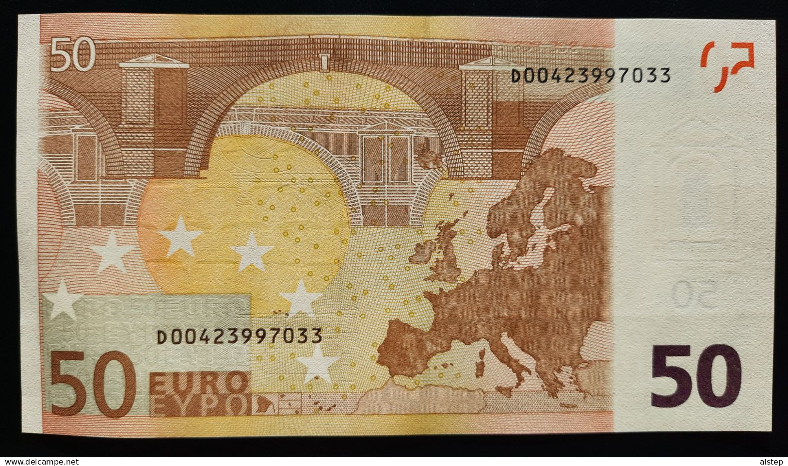 Europe ESTONIA 50 Euro 2002 D-serie UNC, DRAGHI Sign, Printer R051 - 50 Euro