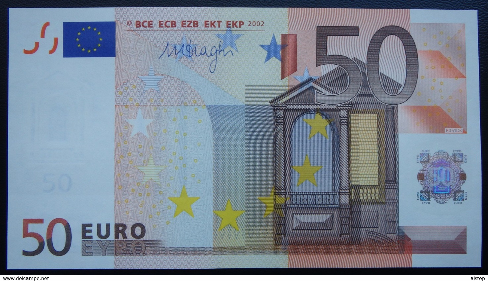 Europe SLOVENIA 50 Euro 2002 H-serie UNC, DRAGHI Sign, Printer R051 - 50 Euro