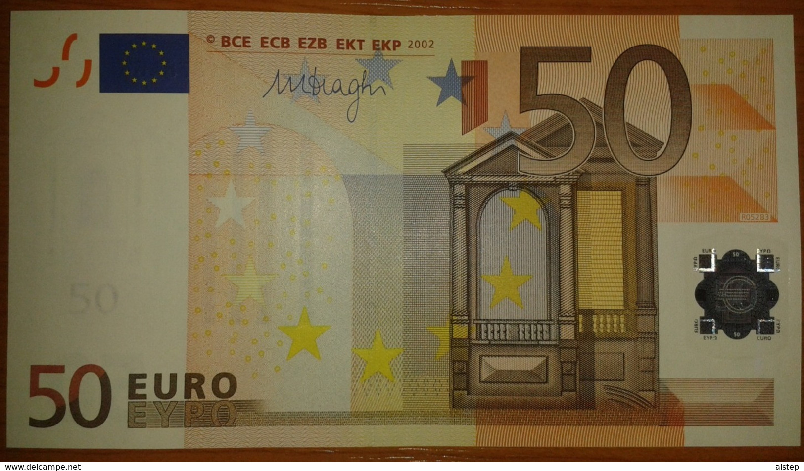 SLOVAKIA 50 Euro 2002 E-serie UNC, DRAGHI Sign, Printer R052 - 50 Euro