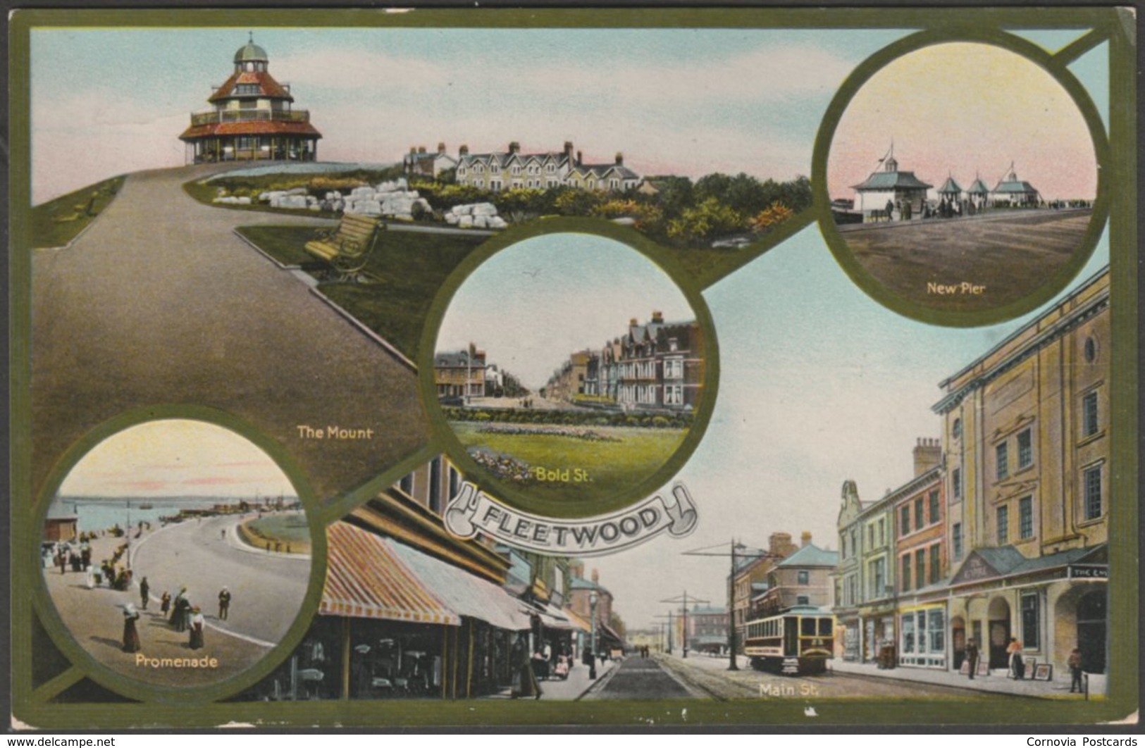 Multiview, Fleetwood, Lancashire, 1913 - Jackson & Son Postcard - Other & Unclassified