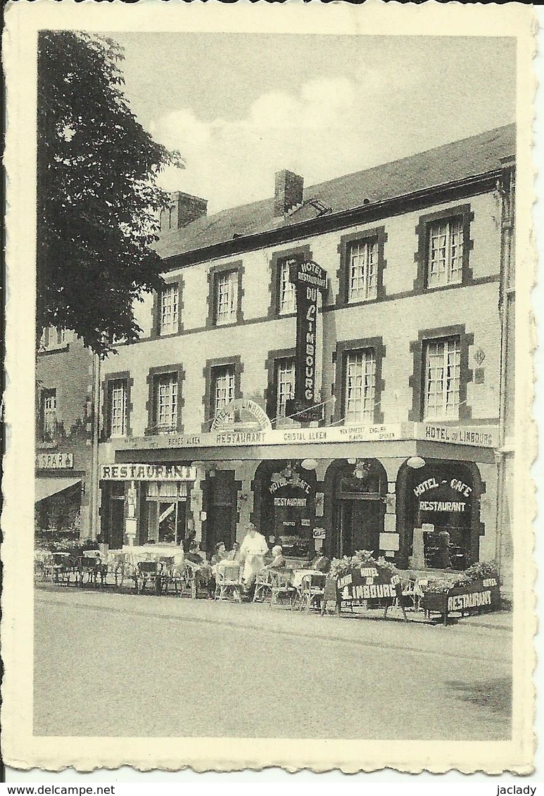 Rochefort -- Carte Publicitaire (7,5 Cm X 10,5 Cm) - Hôtel Du Limbourg.   (2 Scans) - Rochefort