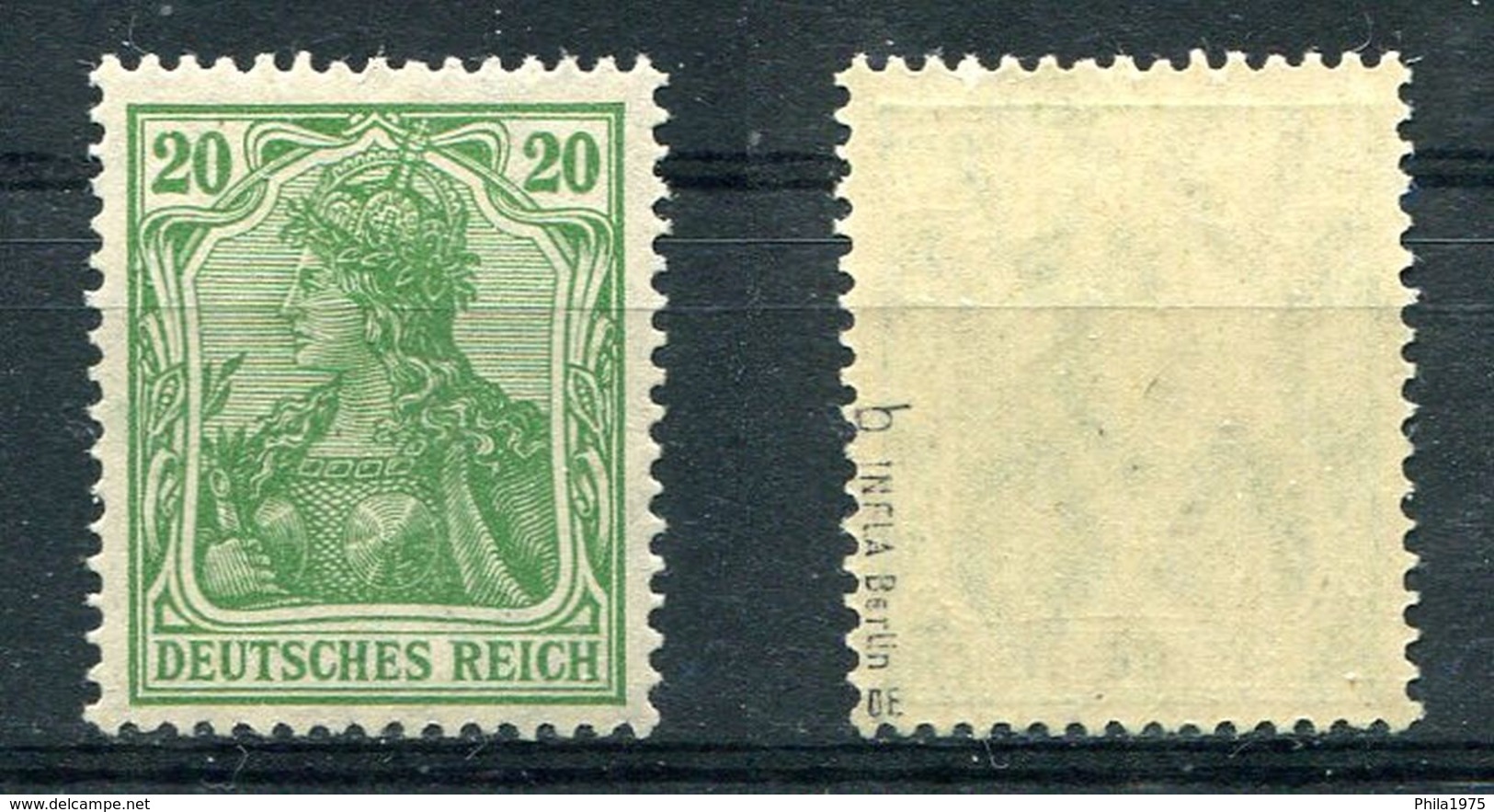 Deutsches Reich Michel-Nr. 143b Postfrisch - Geprüft - Unused Stamps