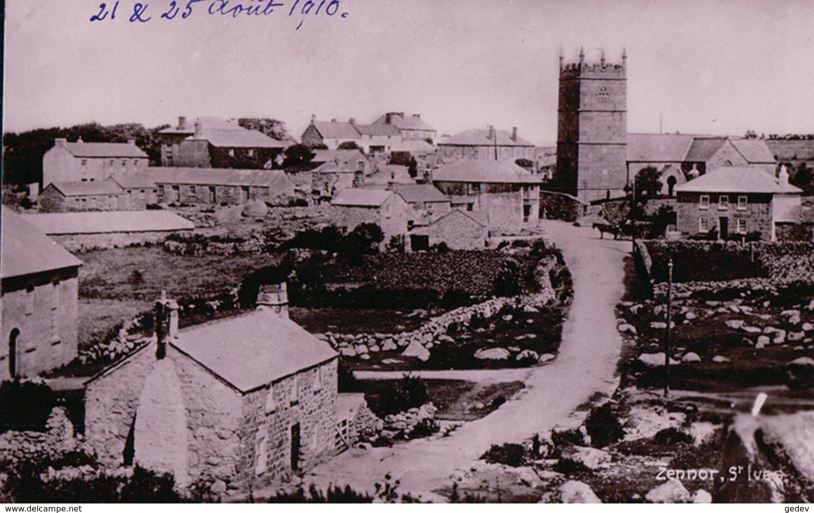 Angleterre Cornouailles, St Ives, Zennor (25.10.1910) - St.Ives