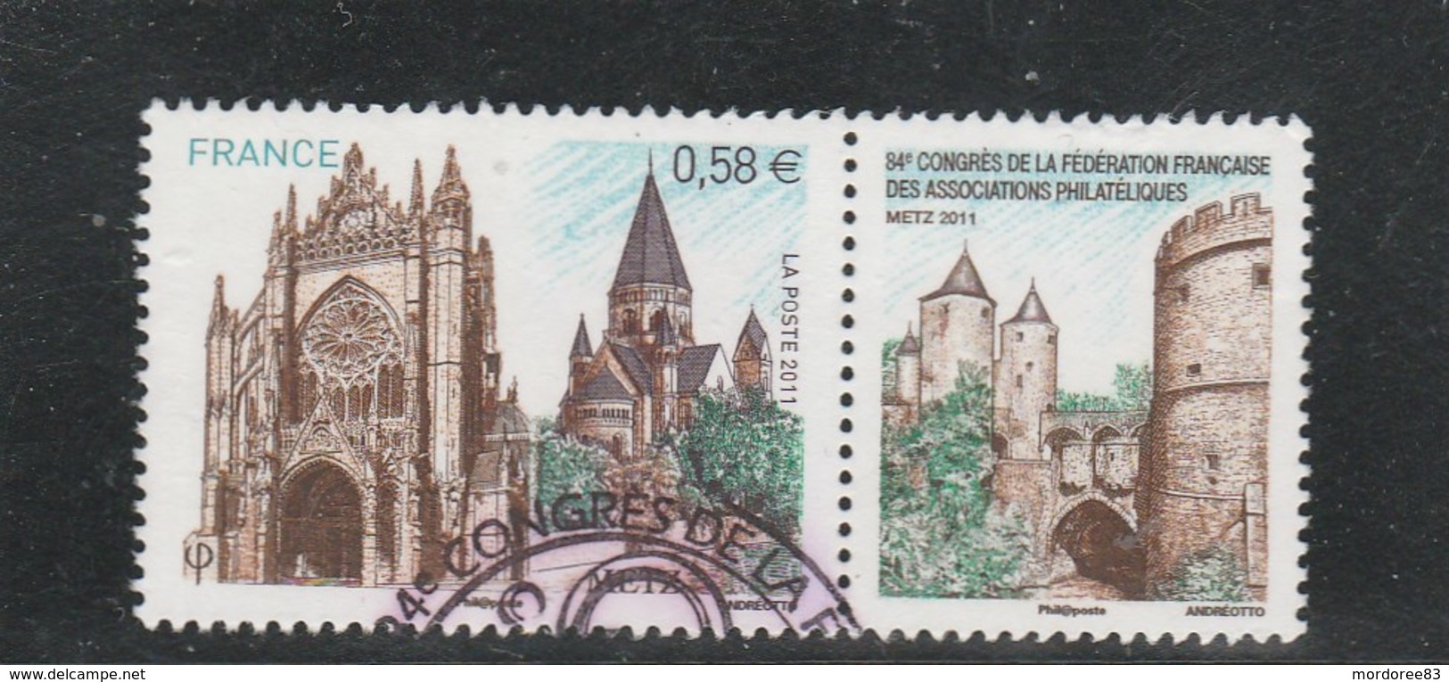 FRANCE 2011 - METZ OBLITERE YT 4554 - - Oblitérés