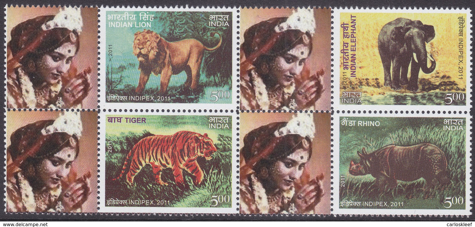 India - My Stamp New Issue 12-02-2011 (Yvert 2379-2382) - Unused Stamps