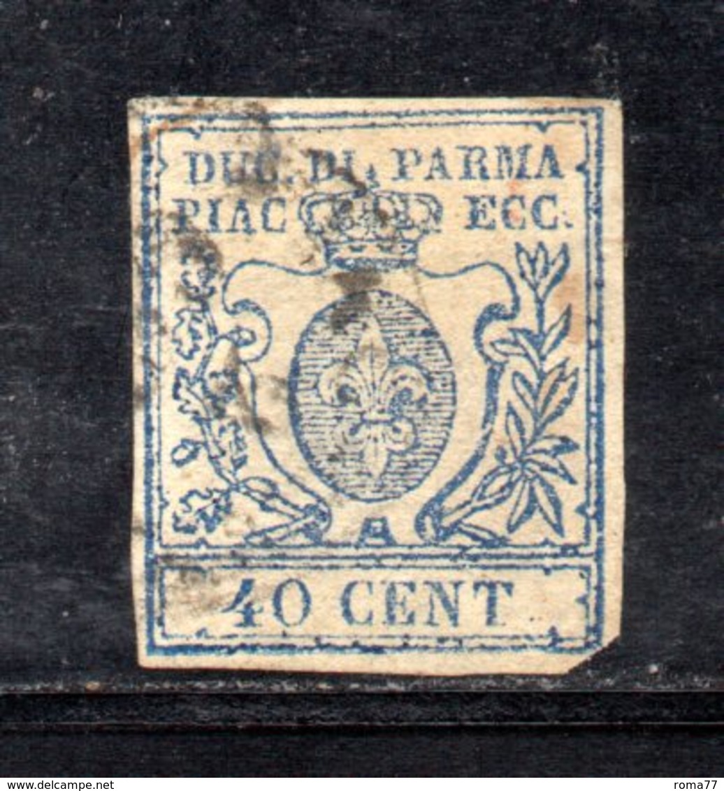 168 - PARMA , 40 Centesimi N. 11 Usato . Firmato RAYBAUDI - Parma