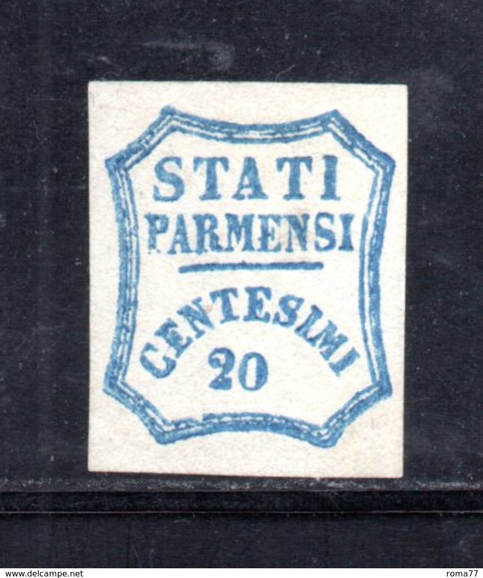 171 - PARMA Governo Provvisorio , 20 Centesimi N. 15 Senza Gomma .BELLO - Parma
