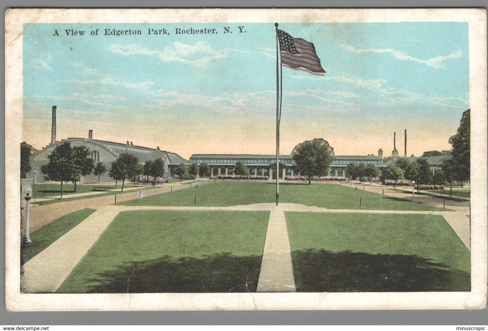 CPA USA - New York - Rochester - A View Of Edgerton Park - Rochester