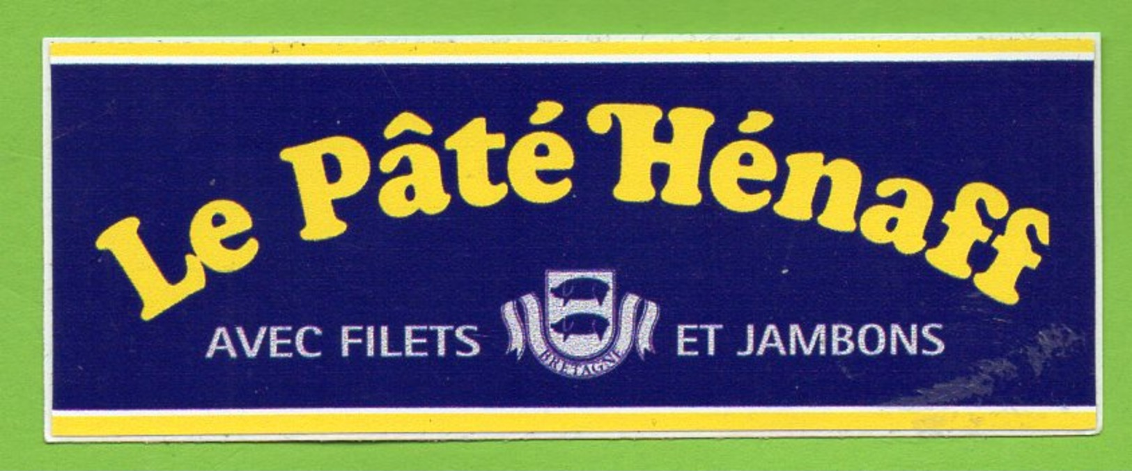 LE PATE HENAFF * AUTOCOLLANT A517 * - Stickers