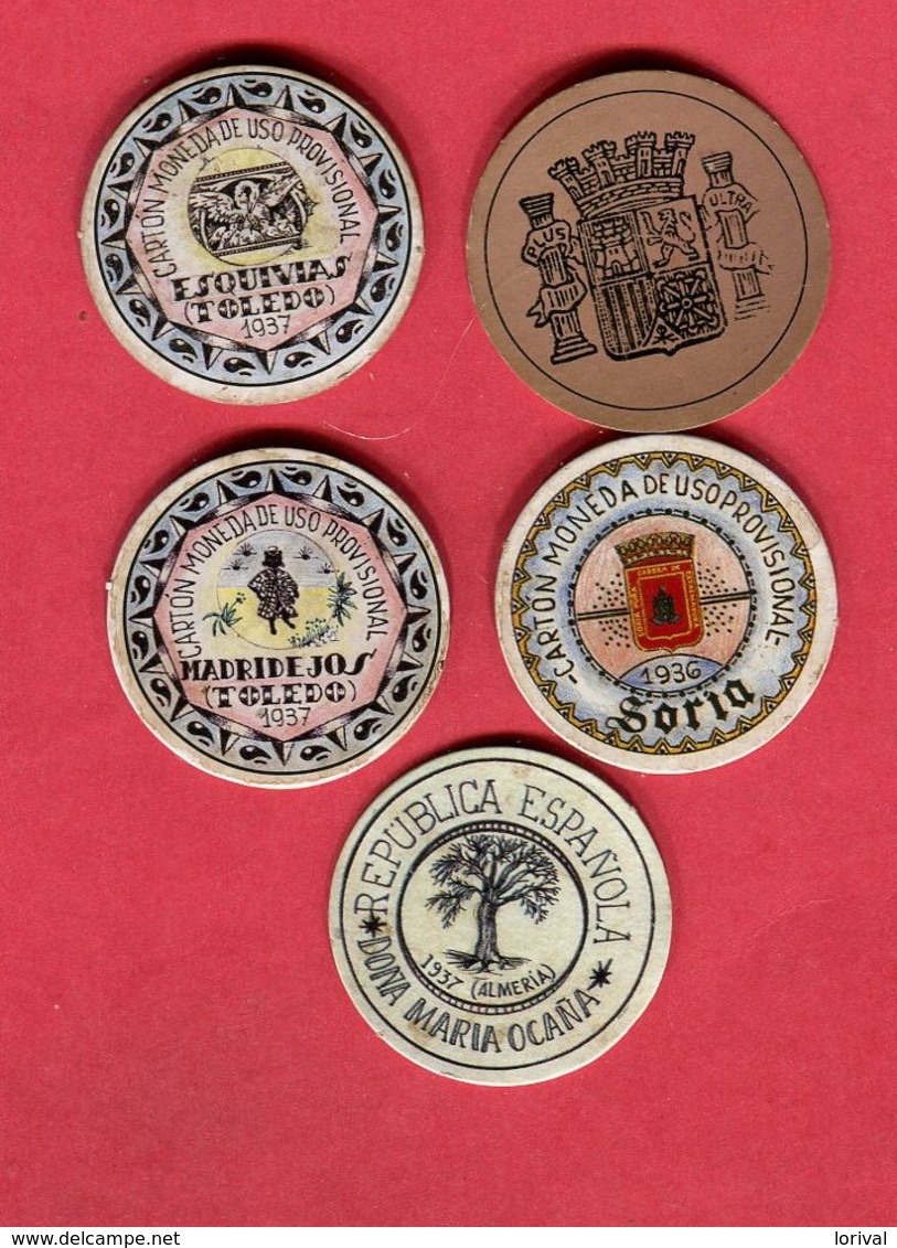 GUERRE CIVIL CARTON MONEDAS  TB 28 -  Monete Di Necessità