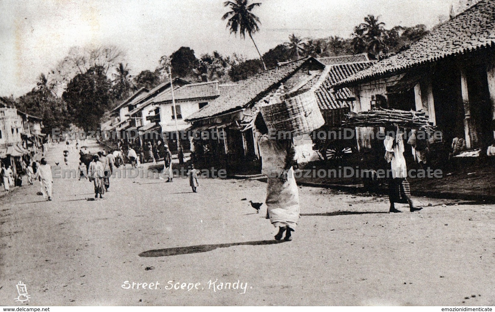 Ceylon Sri Lanka Street Scene Kandy இலங்கை ஸ்ரீலங்கா தெரு காட்சி கண்டி - Sri Lanka (Ceilán)