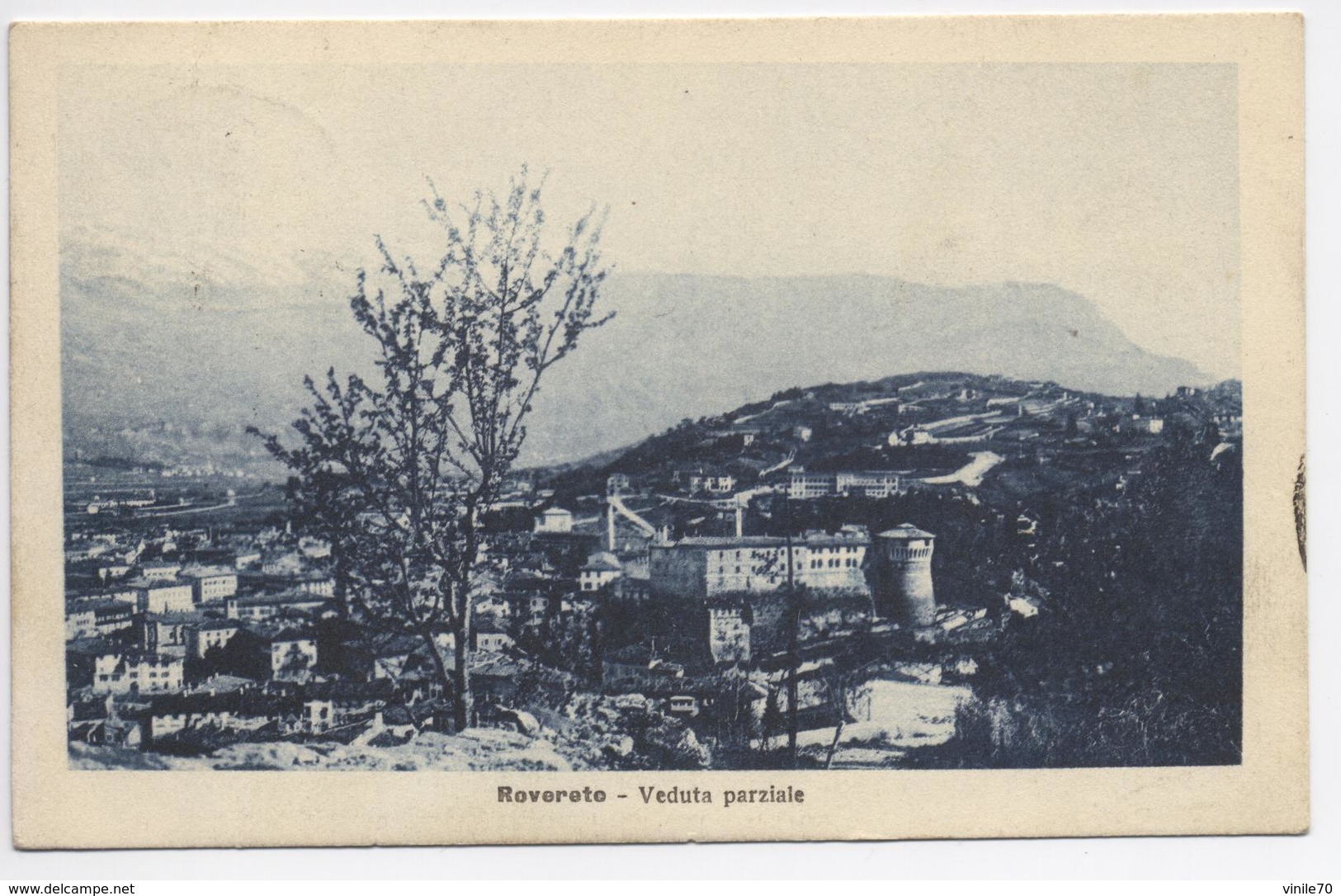 ROVERETO  TRENTO   Cartolina Formato Piccolo Viaggiata 1922 - Trento