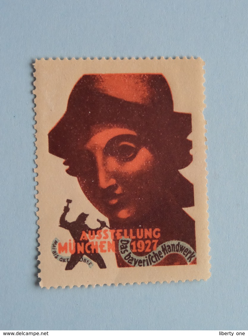 Ausstellung MUNCHEN Das Bayerische HANDWERK 1927 ( Sluitzegel Timbres-Vignettes Picture Stamp Verschlussmarken ) - Seals Of Generality