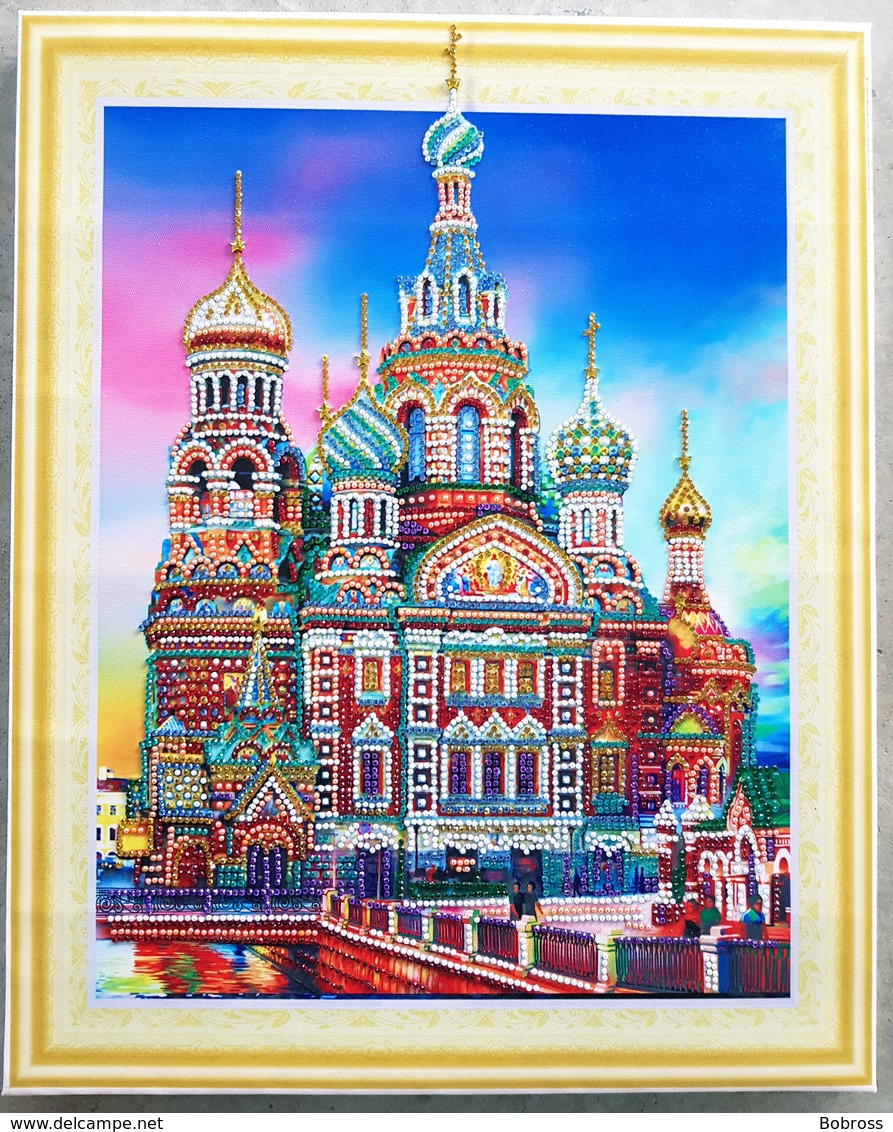 Kremlin, Kremlj, Кремль, Mockва, Moskva, Hand Made, Russia, Russian Federation, Moscow, Россииская Федерация - Point De Croix